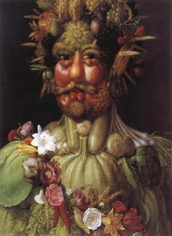 Giuseppe Arcimboldo Emperor Rudolf II as a Vertumnus oil painting picture